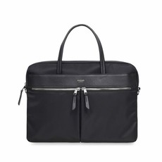 Knomo Hanover 14" Slim Briefcase - Black