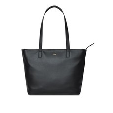 Knomo Mini Maddox 13" Leather Tote - Black