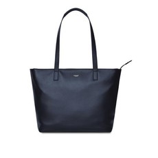 Knomo Mini Maddox 13" Leather Tote - Dark Navy