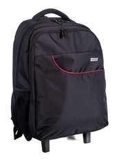 Black 15.6" Flight Rolling Laptop Backpack