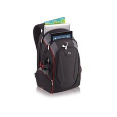 Solo 17.3 Laptop Backpack - Black & Red