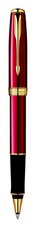 Parker Sonnet Red with Gold Trim Rollerball Pen