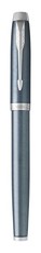 Parker: IM Light Blue Grey Chrome Trim Fountain Pen - Medium Nib (Blue Ink)