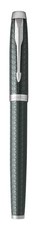 Parker: IM Premium Dark Green Chrome Trim Rollerball Pen - Fine Nib (Black Ink)