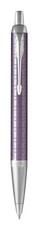 Parker: IM Premium Dark Violet Chrome Trim Ball Pen - Medium Nib (Blue Ink)