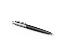 Parker: Jotter Bond Street Black Chrome Trim Ball Pen - Black Ink