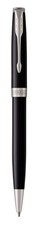 Parker: Sonnet Black Chrome Trim Ball Pen - Medium Nib (Black Ink)