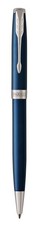 Parker: Sonnet Blue Chrome Trim Ball Pen - Medium Nib (Black Ink)