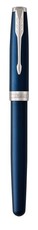 Parker: Sonnet Blue Chrome Trim Rollerball Pen - Fine Nib (Black Ink)