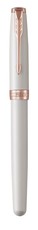 Parker: Sonnet Pearl Pink Gold Trim Rollerball Pen - Fine Nib (Black Ink)