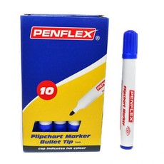 Penflex FC 15 Flipchart Markers Box-10 Blue