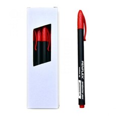 Penflex OHP Medium Point Permanent Box-10 Red