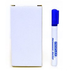 Penflex PM 13 Permanent Markers Bullet Tip Box-10 Blue