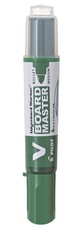 Pilot V Board Master Bullet Tip Refillable W/Marker box of 12 - Green