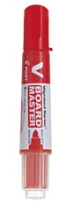 Pilot V Board Master Bullet Tip W/Marker - Box of 12 - Red