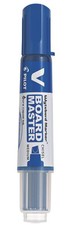 Pilot V Board Master Chisel Tip Refillable W/Marker - Box of 12 - Blue