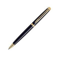 Waterman Hemisphere Essential Ballpoint Pen - Black with Gold Trim