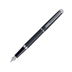 Waterman Hemisphere Essential Matte Black with Chrome Trim Fountain Pen