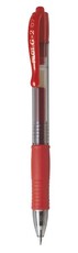 Pilot G-2 0.7 Gel Retractable Pen - Box of 12 - Red