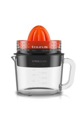 Taurus - 1 Litre 25W Glass Citrus Juicer - Orange