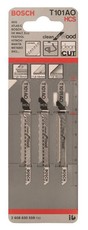 Bosch - 101 AO Jigsaw Blade Clean For Wood - Set Of 3