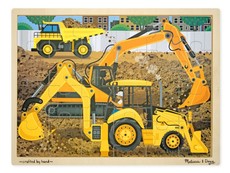 Melissa & Doug Construction Jigsaw - 24 Piece