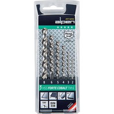 Alpen Cobalt Drill Bit Set 6 Piece 2-8mm