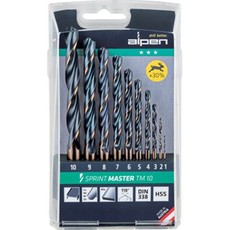 Alpen Hss Sprint Drill Bit Set 10 Piece 1-10 X 1.0