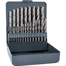 Alpen Super Drill Bit Set 25 Piece 1-13mm X 0.5 In Metal Case