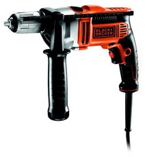 Black & Decker - 850W Single Speed Hammer Drill - Orange