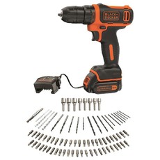 BLACK + DECKER 12V Drill Driver + 80 Accessories