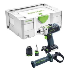 Festool Cordless Percussion Drill Pdc 18/4 Li-Basic Quadrive 574701