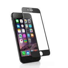 2D iPhone 6 Full Cover Edge to Edge Glass Screen Protector - Black