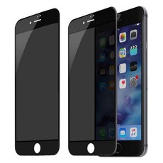 Baseus 0.23mm Privacy Curved Glass Screen Protector iPhone 6, 7 & 8 (2PCS)B