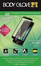 Body Glove Border Tempered Glass Screen Protector for LG K10 - Black