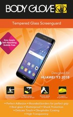 Body Glove Tempered Glass Screen Protector for Huawei Y3 2018 - Clear