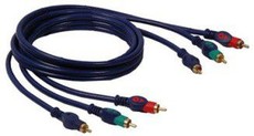 Ellies 3RCA RGB To 3RCA RGB Audio and Video Component Cable - 1.2Metre