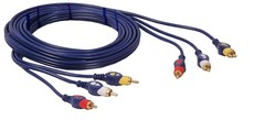 Ellies 3RCA-3RCA Patch Cord - 3M