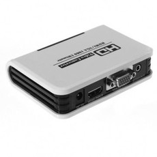 HDCVT HDMI to VGA+Audio Converter - White