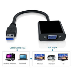 Premium USB 3.0 to VGA Adapter Converter 1080p