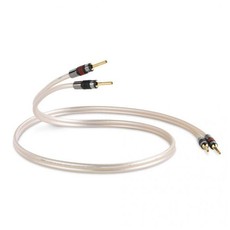 QED XT40 Pre-Term Speaker Cable (Pair) - 2m with Banana Plugs