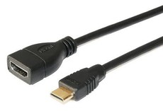 Ultra Link 1.5m HDMI Female To HDMI Mini Male - Black UL-HCCM0150