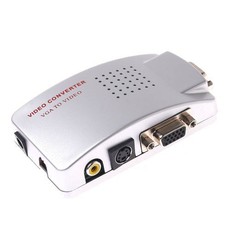 VGA to TV Video AV Converter Box