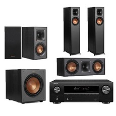 Klipsch R-610F & Denon AVRX550BT 5.1 Surround System