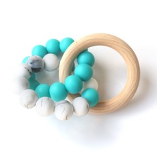 2 in 1 Muncher Teething Ring & Rattle