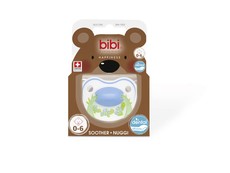 Bibi - 0-6m Silicone Soother - Play Ring - Blue