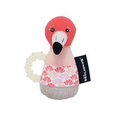 Les Deglingos Maracas Rattle Flamingo