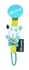 Les Deglingos Pacifier or Dummy Clip - Polar Bear Illicos