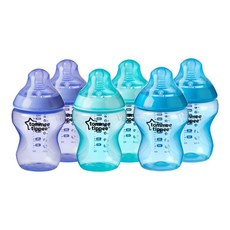 Tommee Tippee - CTN - Coloured 260ml 6 Pack - Boy