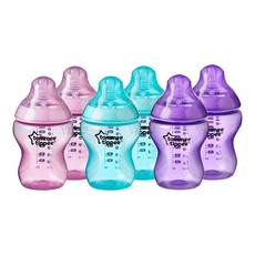 Tommee Tippee - CTN - Coloured 260ml 6 Pack - Girl